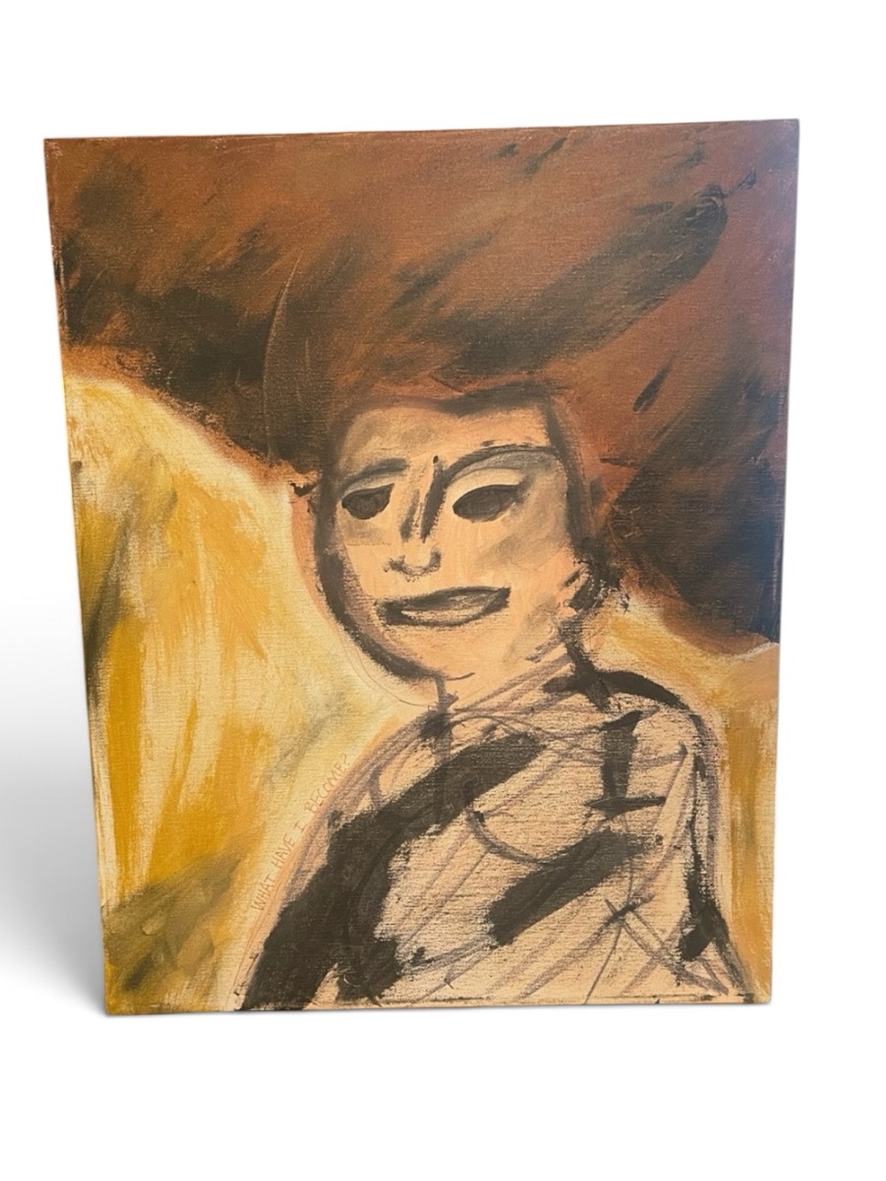 Original Abstract Acrylic On Canvas Painting